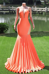 Black Prom Dresses Sexy Mermaid Women Evening Dress Sleeveless Open Back