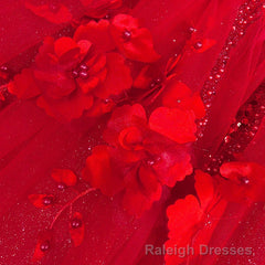 Sweet Valentine Red Quinceanera Dress