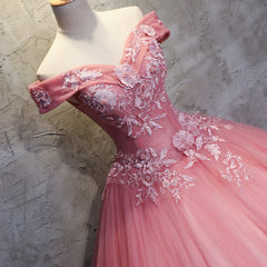 Charming Ball Gown Off-The-Shoulder Tulle Sweet 16 Dress, Quinceanera Dress